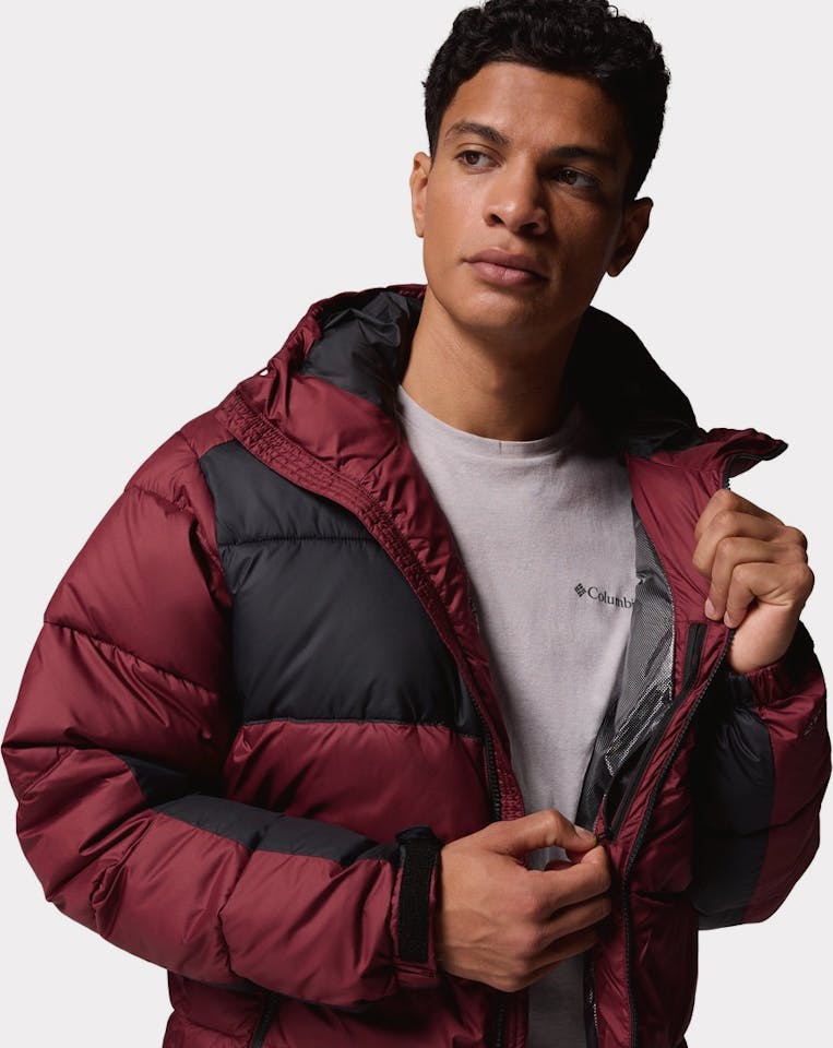 Columbia Men's Pike Lake II Hooded Jacket - Miesten talvitakki Mountain Red 05