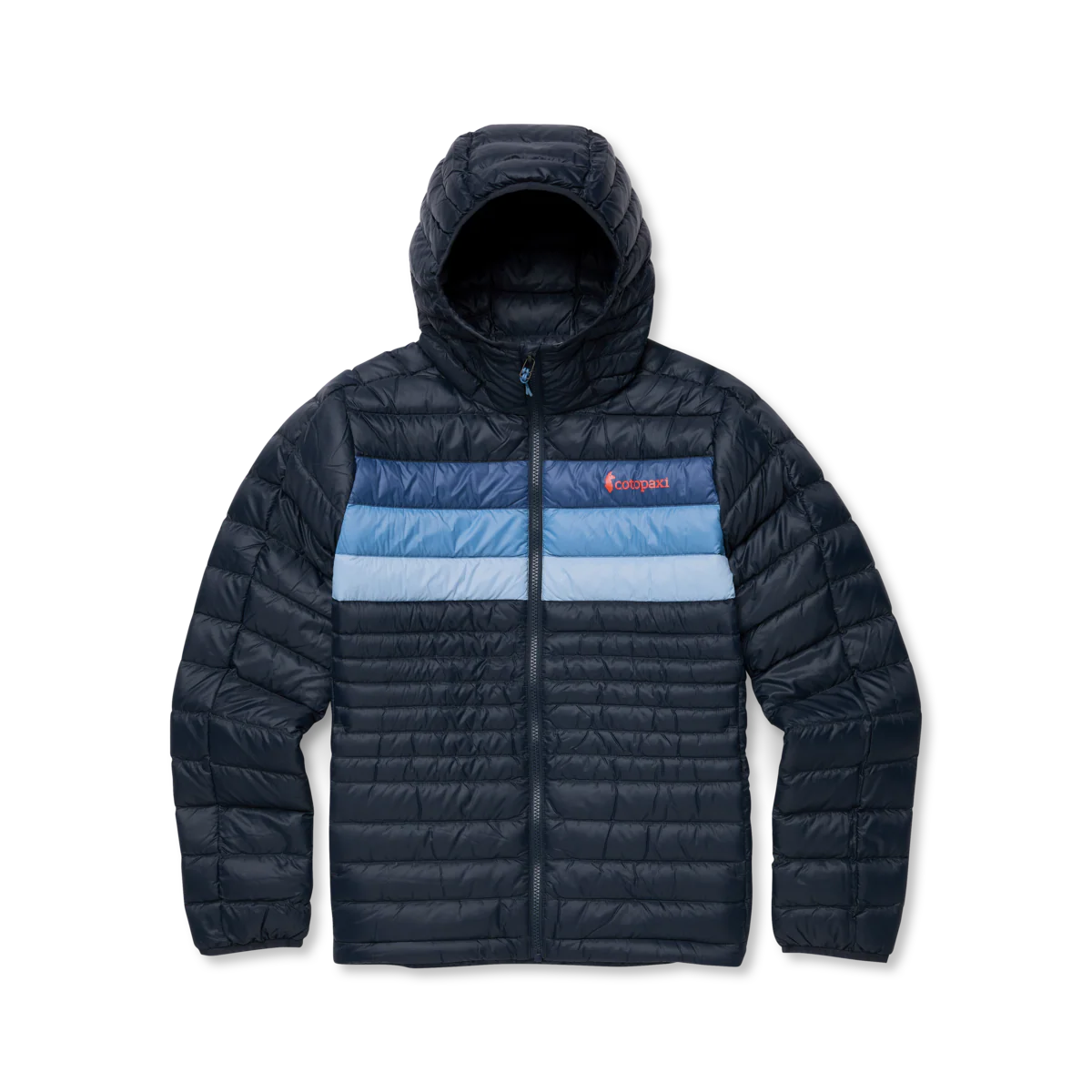 Cotopaxi Women's Fuego Down Hooded - Naisten kevytuntuvatakki Carbon Stripes 06