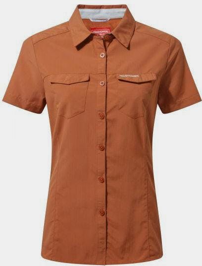 Craghoppers Nosilife Adventure II W SS Shirt Ruskea 01