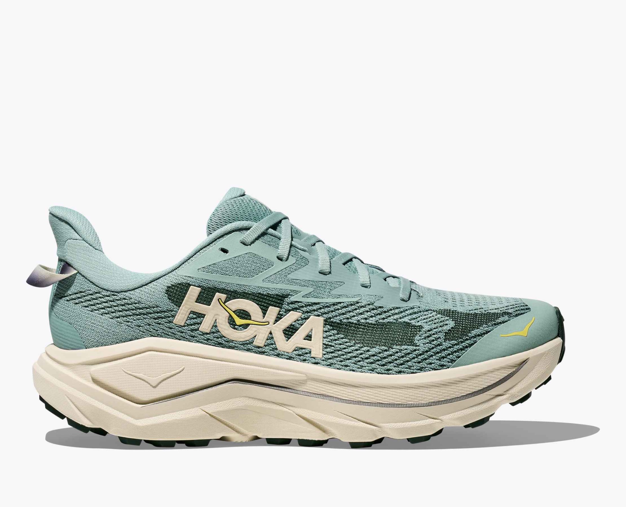 Hoka Men's Challenger 8 Jade / Truffle Salt 02