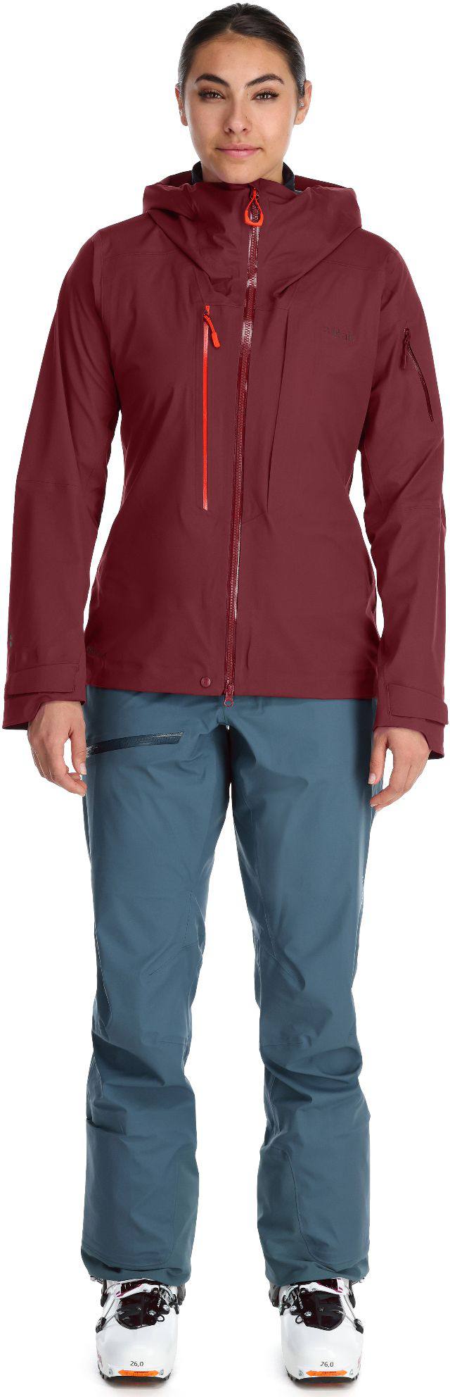 Rab Women's Khroma Kinetic Ski Jacket Deep Heather 12