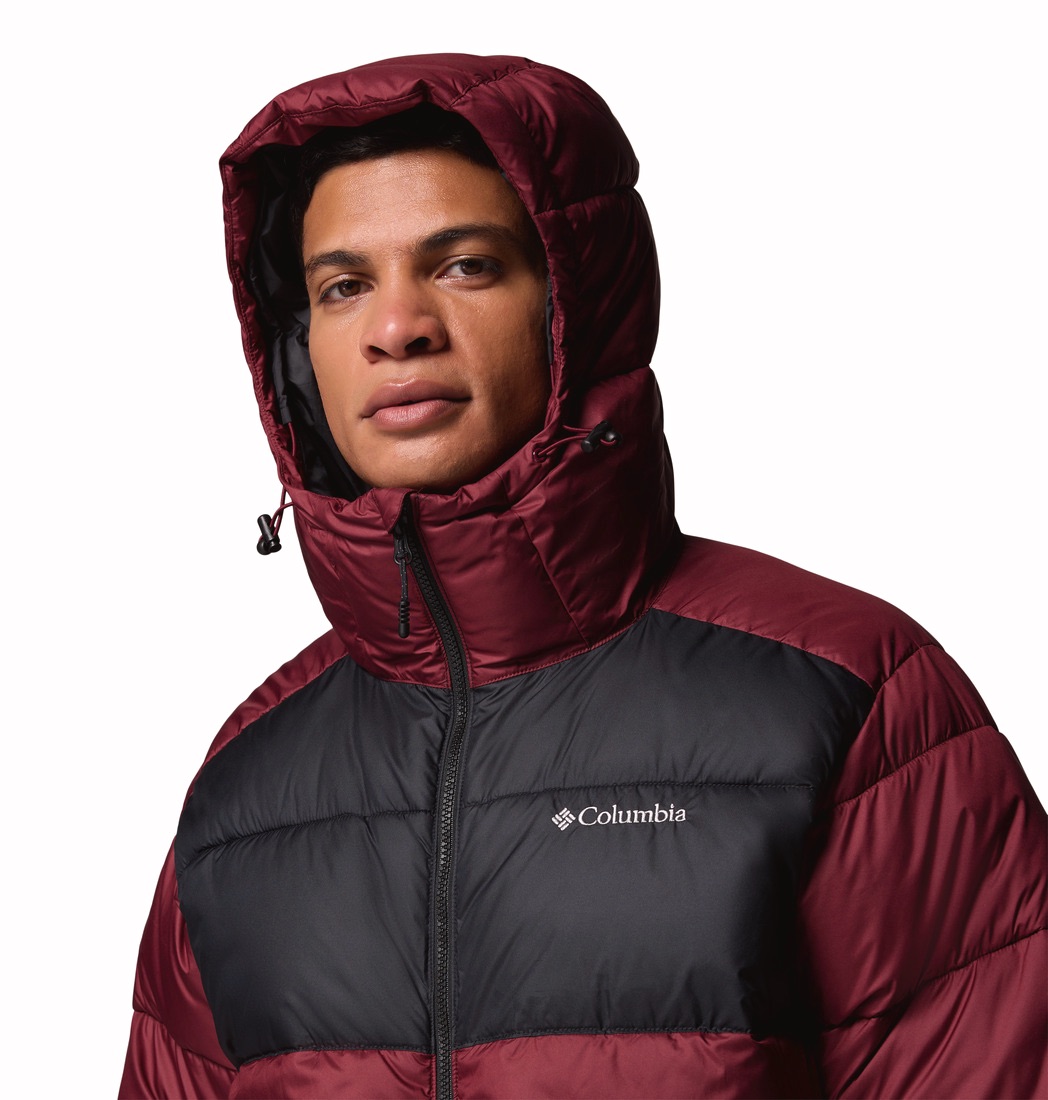 Columbia Men's Pike Lake II Hooded Jacket - Miesten talvitakki Mountain Red 06