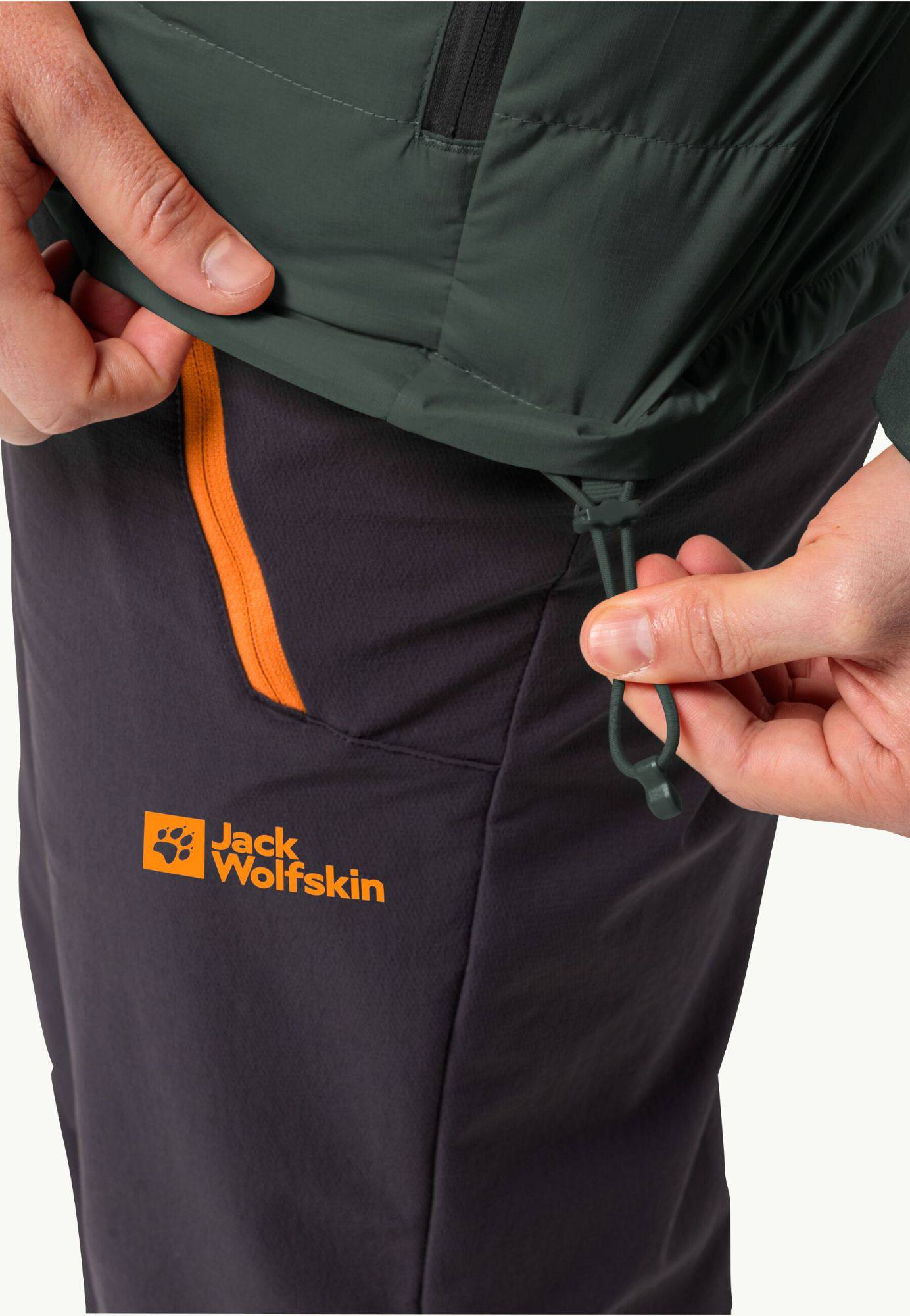 Jack Wolfskin Men's Ather Down Hoody - Miesten untuvatakki Black Olive 05