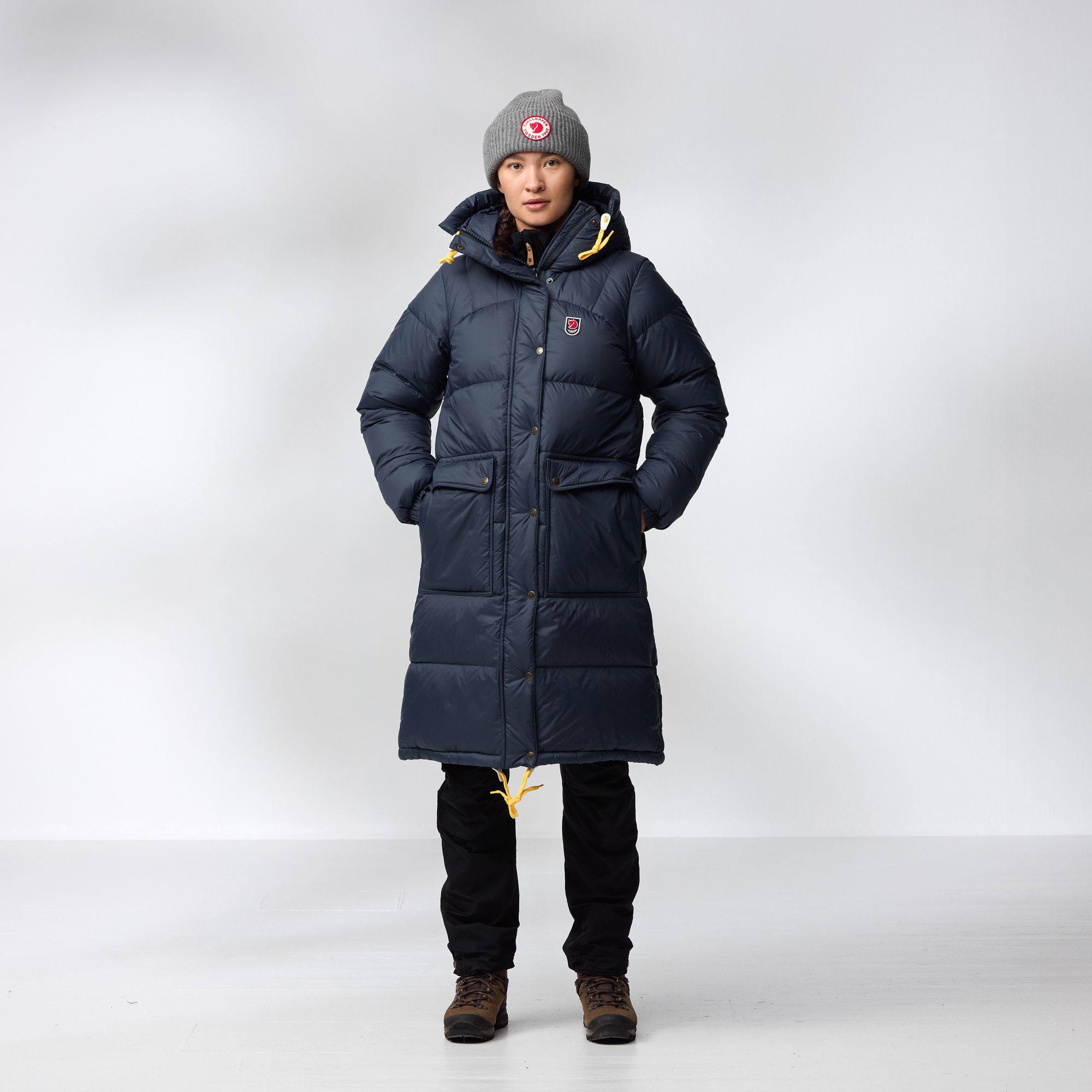 Fjällräven Women's Expedition Long Down Parka Navy 10