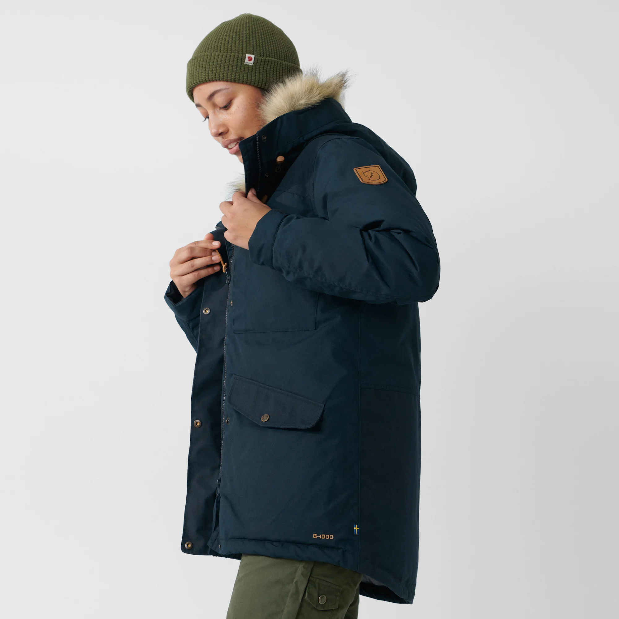 Fjällräven Women's Singi Down Jacket - Naisten untuvatakki Buckwheat 05