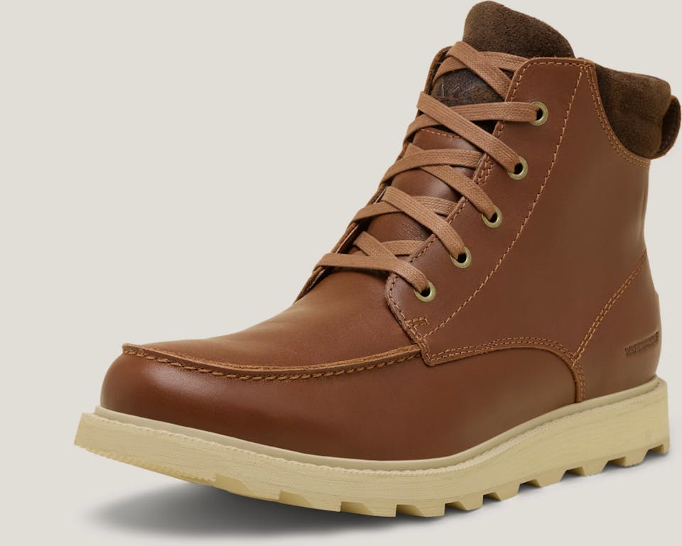 Sorel Men's Madson II Moc Toe Waterproof Velvet Tan, Tobacco 02
