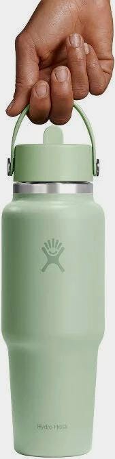 Hydro Flask 32 oz New Flex Straw Travel Bottle Aloe Green 02