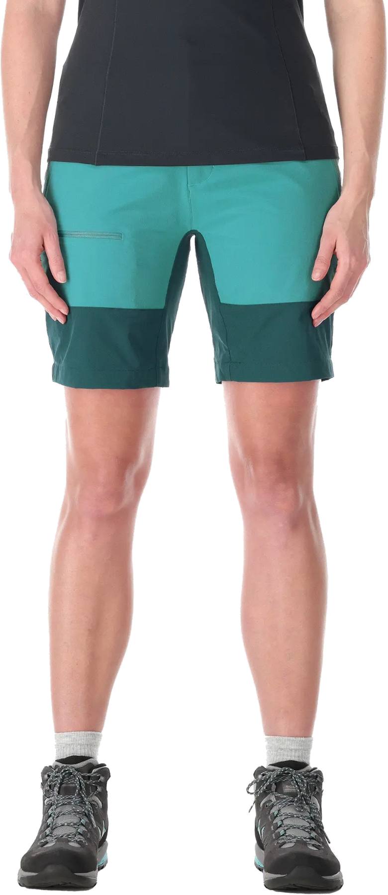 Rab Women's Torque Mountain Shorts 8" Turquoise 02