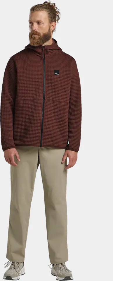 Jack Wolfskin Men's Mogari Hooded Jacket Dark Rust 07