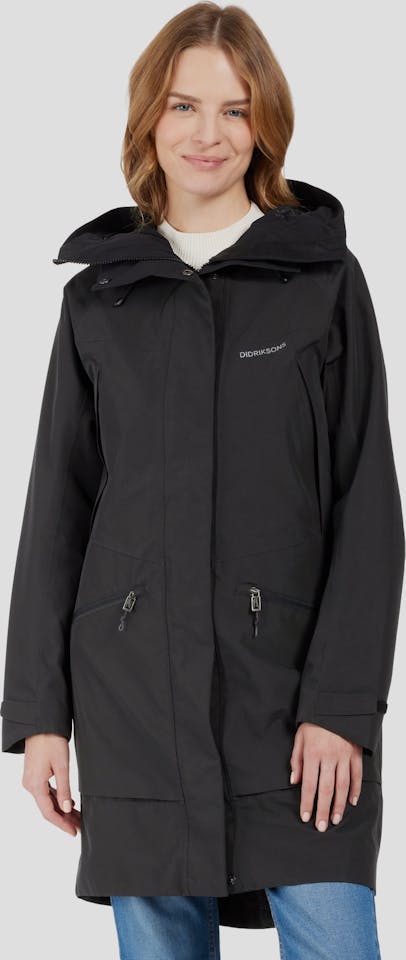 Didriksons Women's Ilma Parka 8 Musta 02