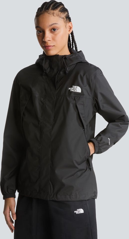 The North Face Women's Antora Rain Jacket Musta 01