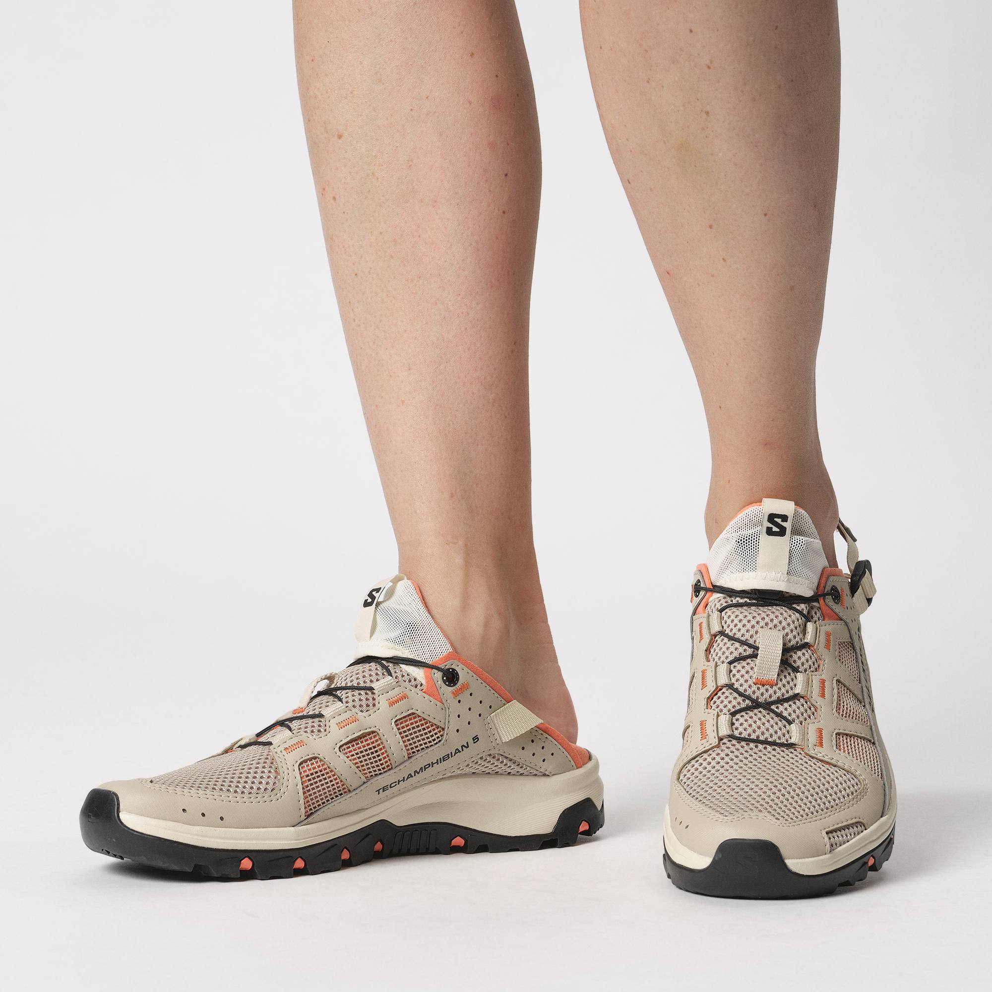 Salomon Women's Techamphibian 5 Valkoinen/Sand 07