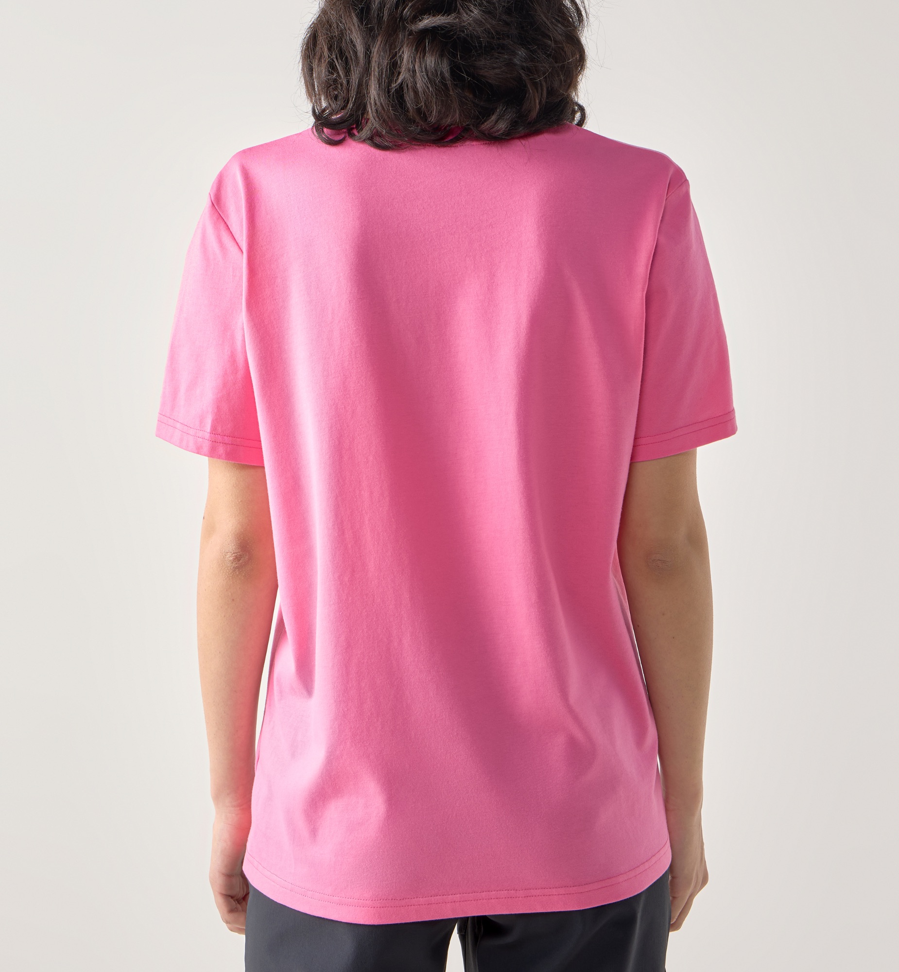 Haglöfs Women's Outsiders Tee Lantana Pink 02