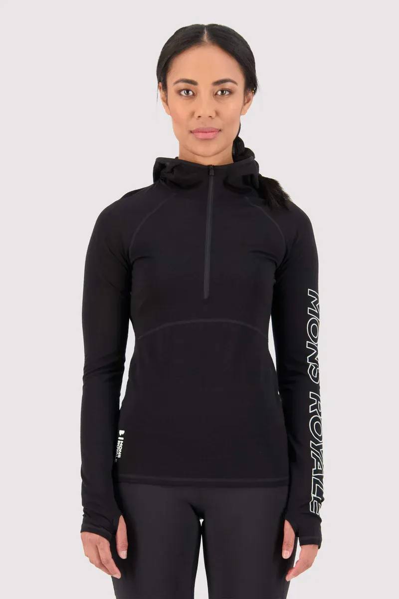 Mons Royale Bella Tech Women's Hood Musta 02