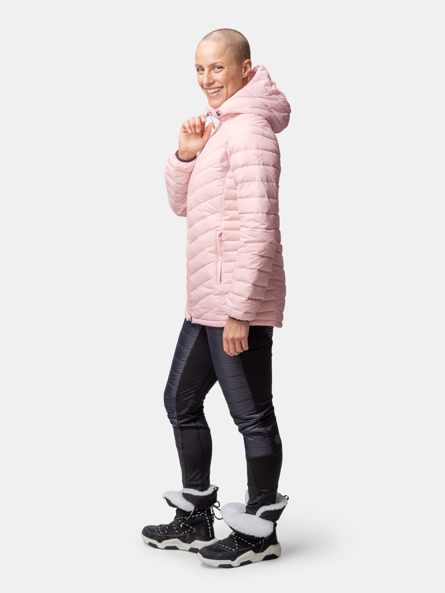 Halti Women's Huippu Mid Down + Jacket Maroon Red 08