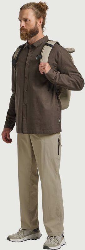 Jack Wolfskin Men's Tarango LS Shirt Cold Coffee 03