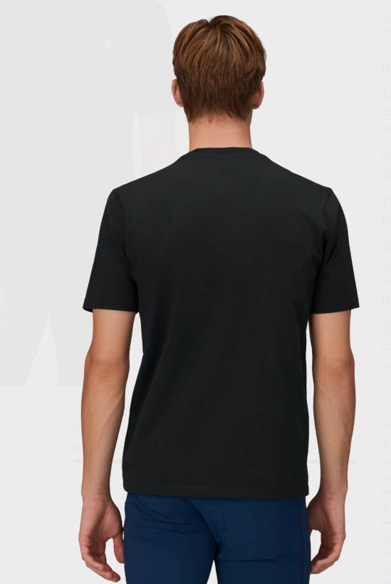 Norrøna F29 Cotton Viking Patch Tee Caviar 03