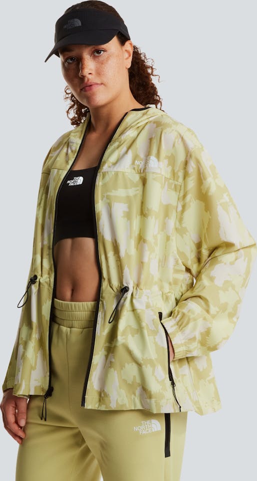 The North Face Women's Mountain Athletics Hooded Wind Jacket Lemonade 05