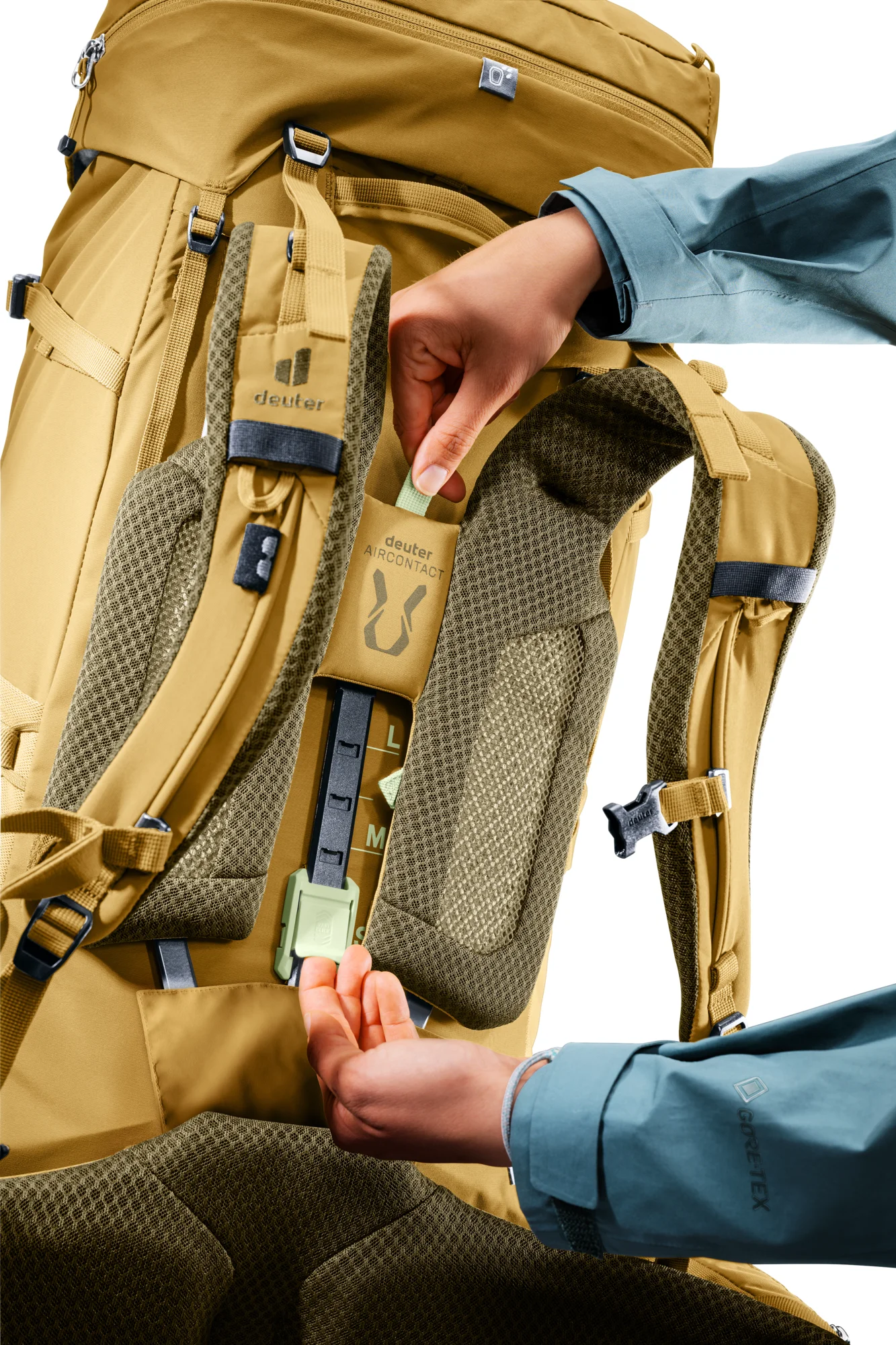 Deuter Aircontact Core 55+10 SL Savanna Nori 10