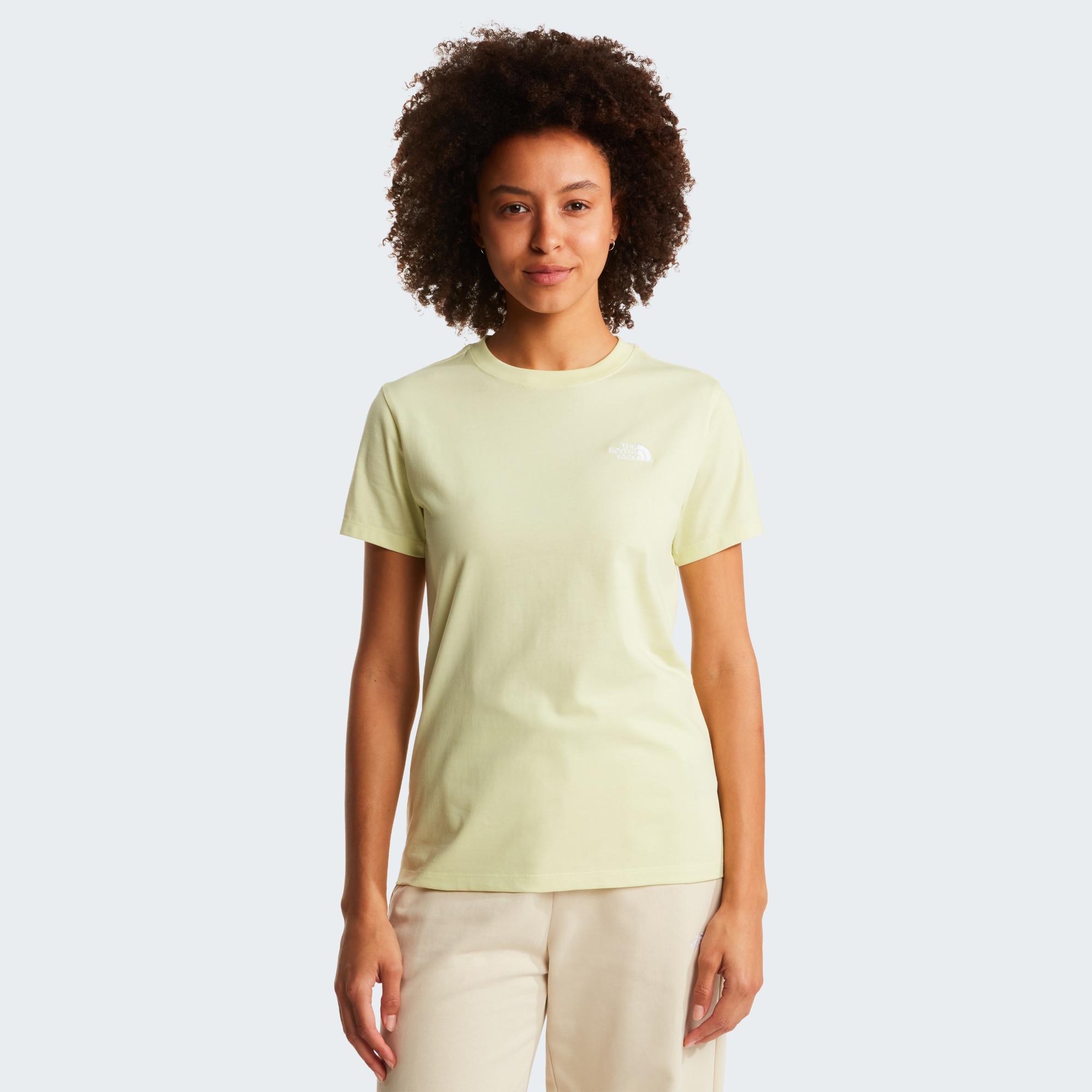The North Face Women's Evolution Simple Dome Slim Short Sleeve Lemon Mist 05