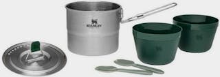 The Stainless Steel Cook Set For Two 1.0L