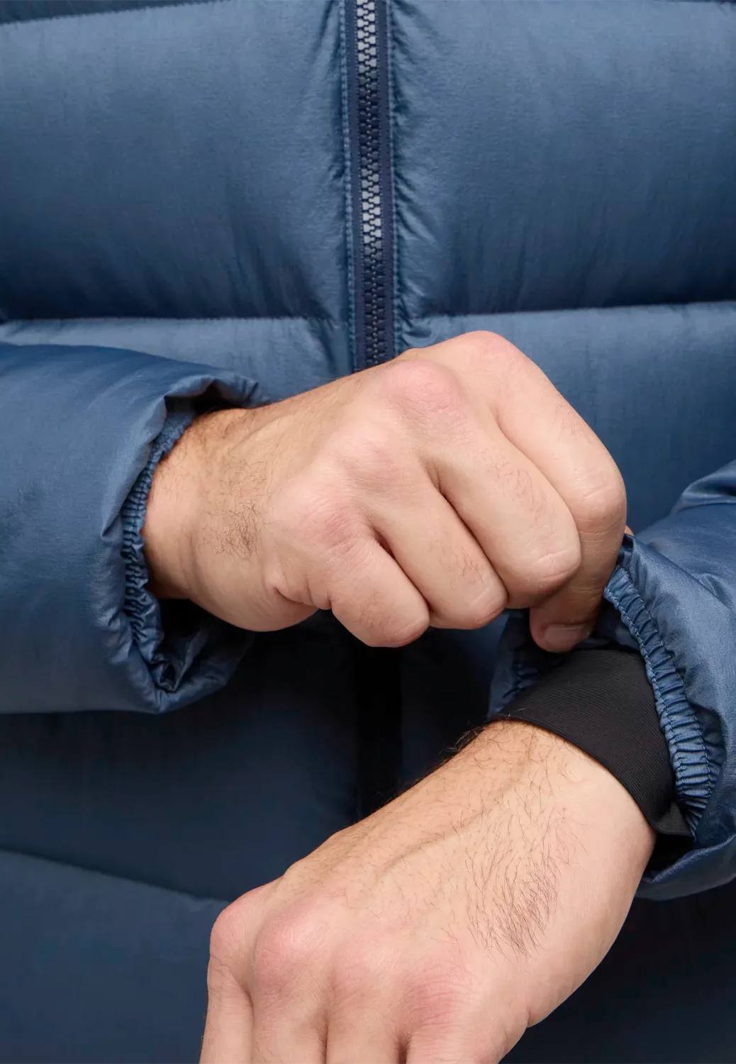 Jack Wolfskin Men's Nebelhorn Down Hoody - Miesten untuvatakki Tummansininen 07