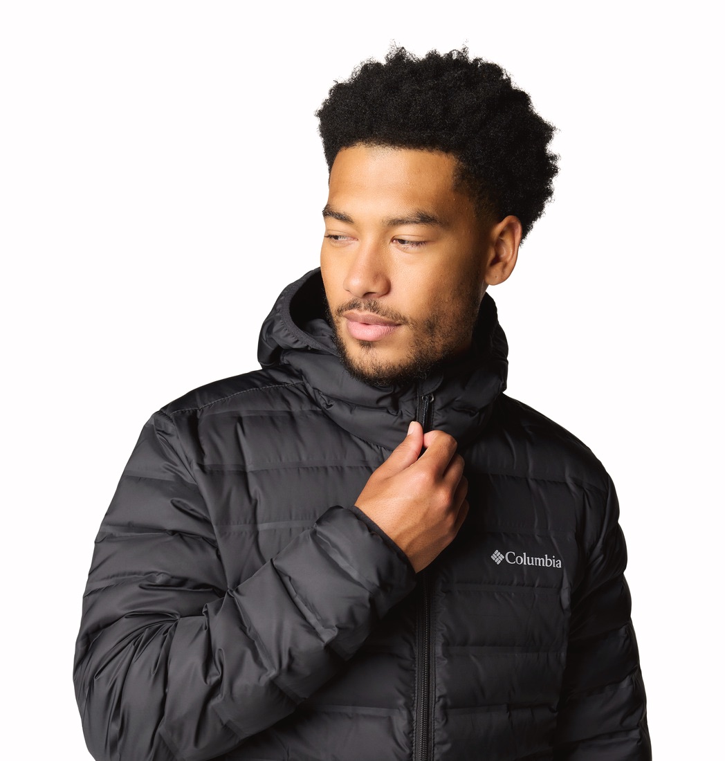 Columbia Men's Lake22 II Down Hood - Miesten untuvatakki Musta 05