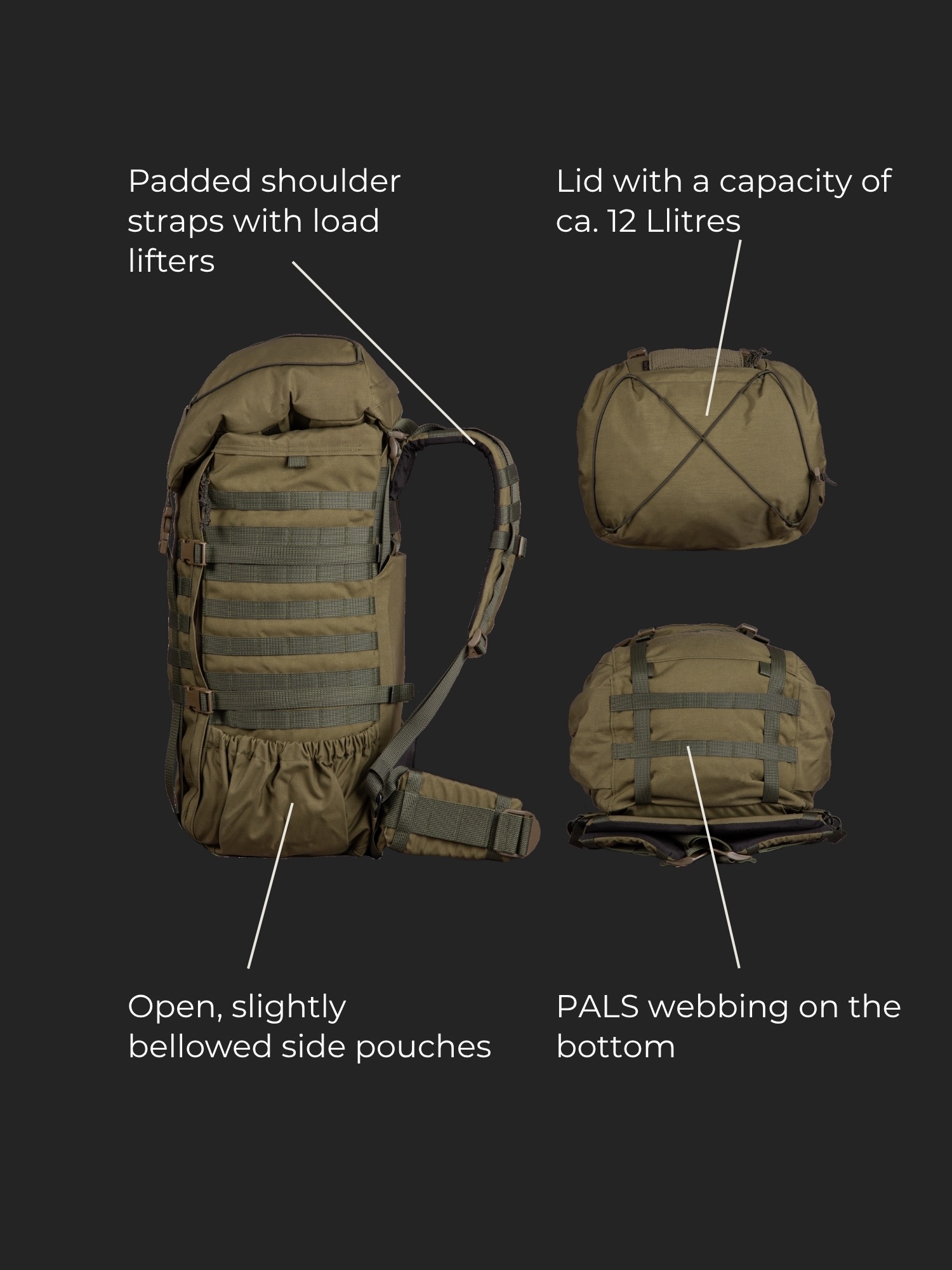 Savotta Kantamus 60L Green 04