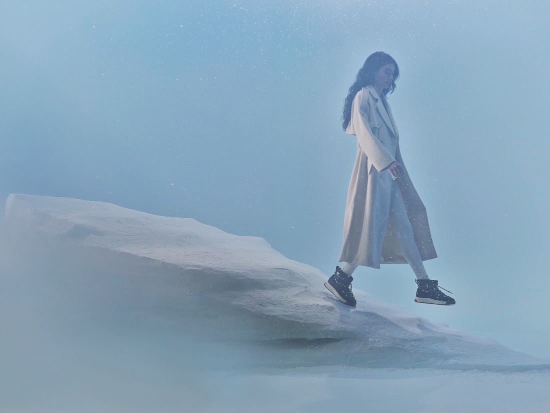 Sorel Women's Whitney III Slip-On - Naisten talvikengät Musta 08