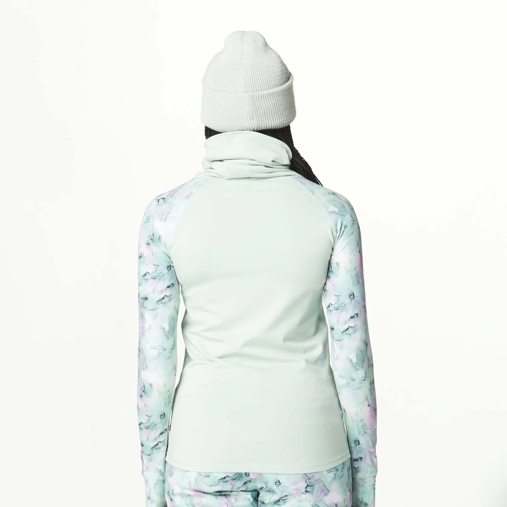 Picture Organic Clothing Women's Pagaya High Fleece Blurry Water Silt Grey 07