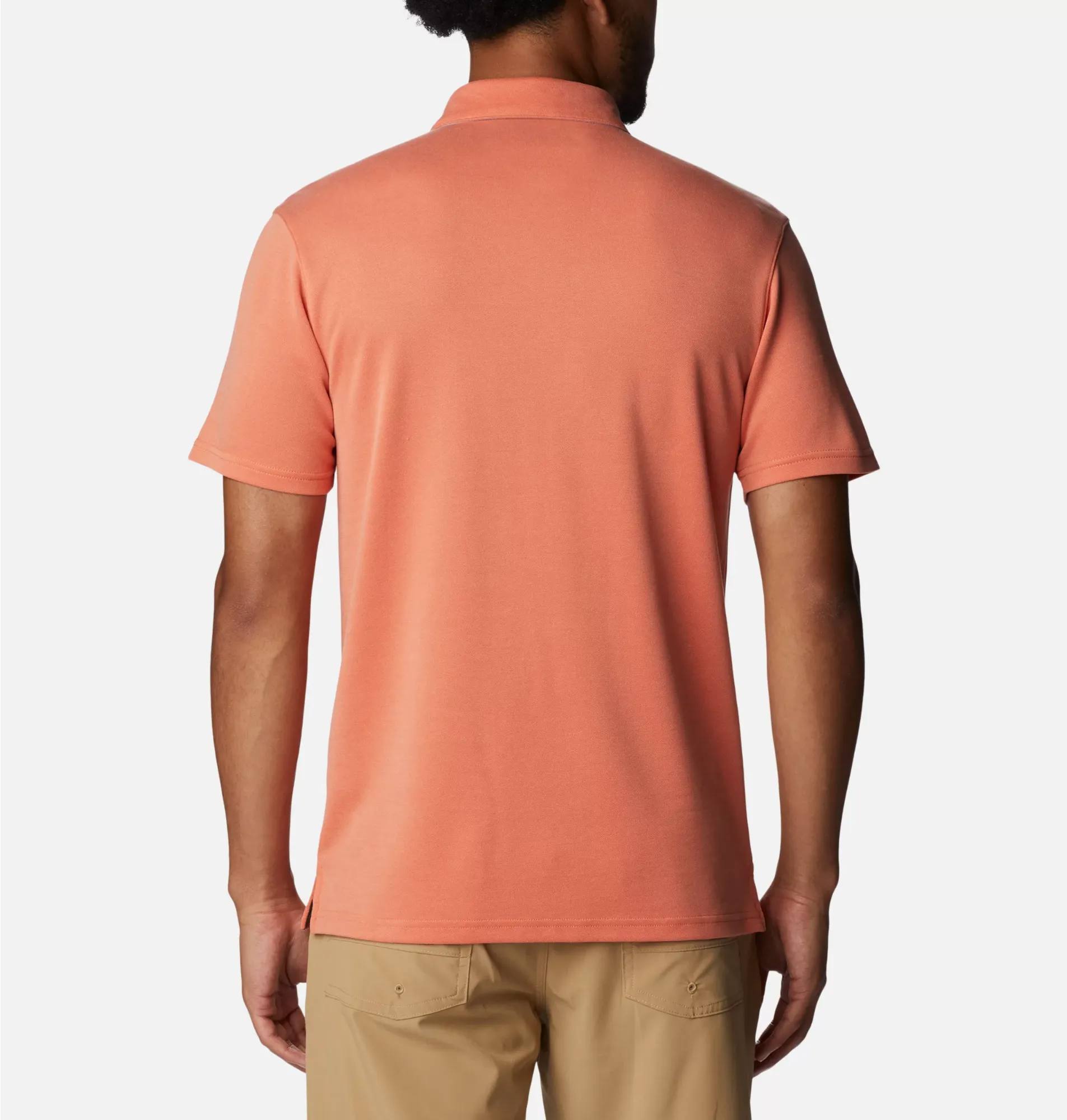 Columbia Men's Nelson Point Polo Big Orange 01