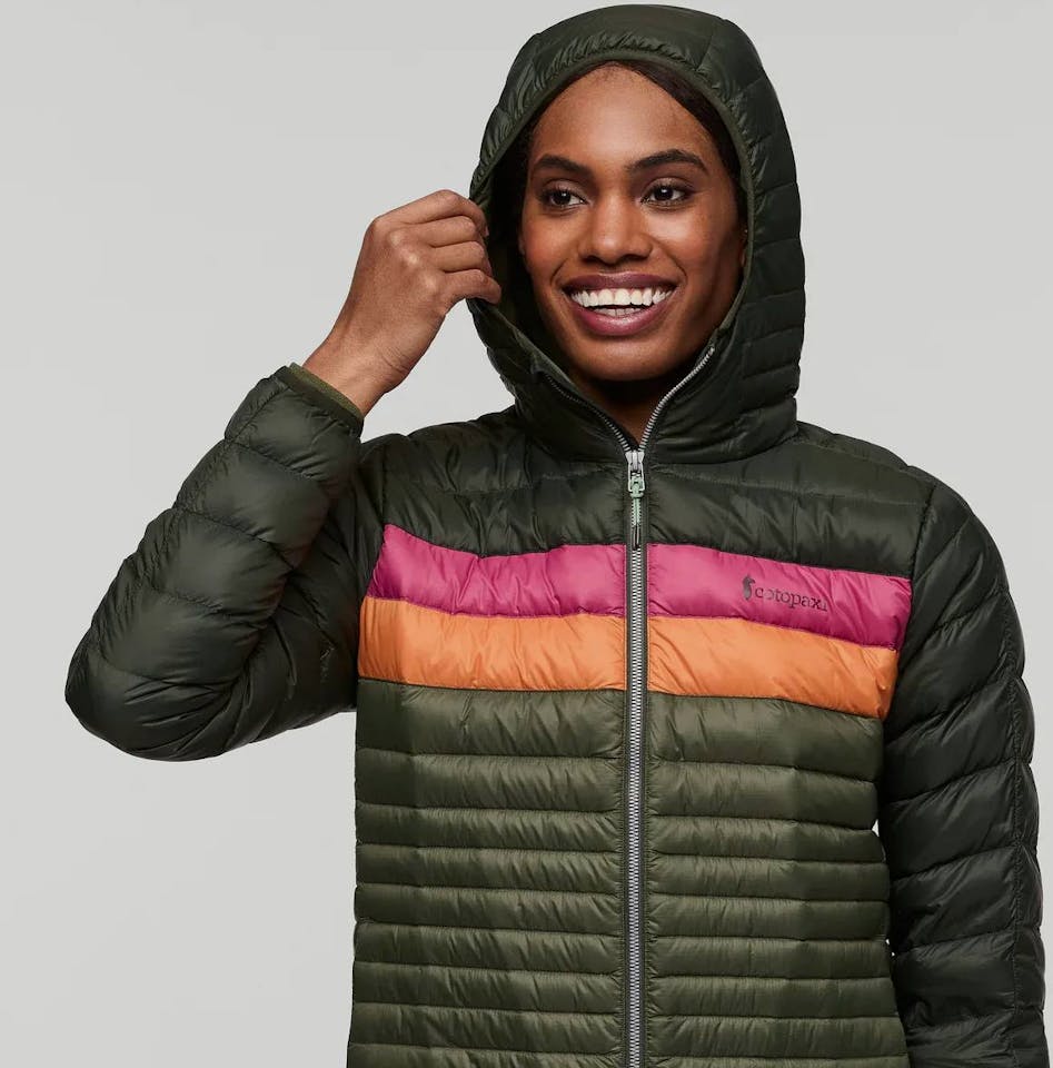 Cotopaxi Women's Fuego Down Hooded Dark green 08