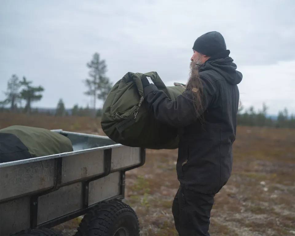 Savotta Rolltop Stuffsack, 500D, 40L Black 10