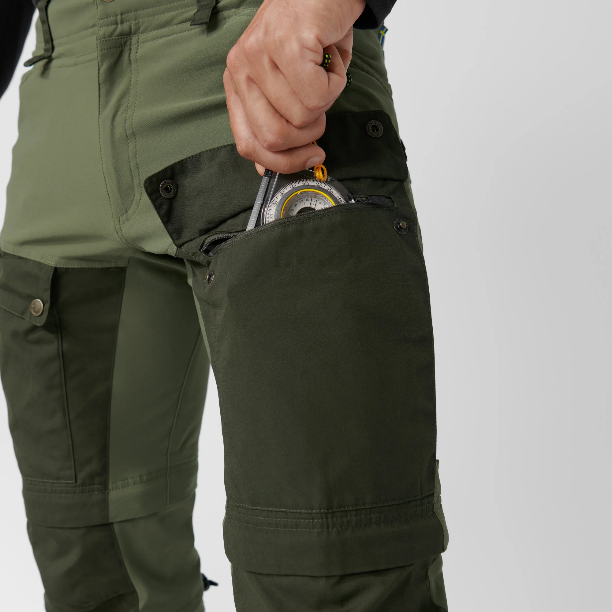 Fjällräven Keb Gaiter Trousers Long Musta / Stone 15