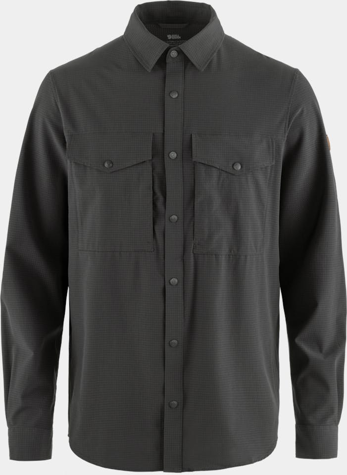 Fjällräven Abisko Trekking Shirt M Dark grey 01