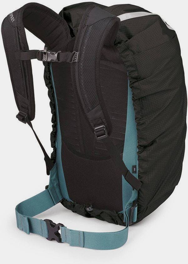 Osprey High Vis Commuter Raincover Small Musta 02