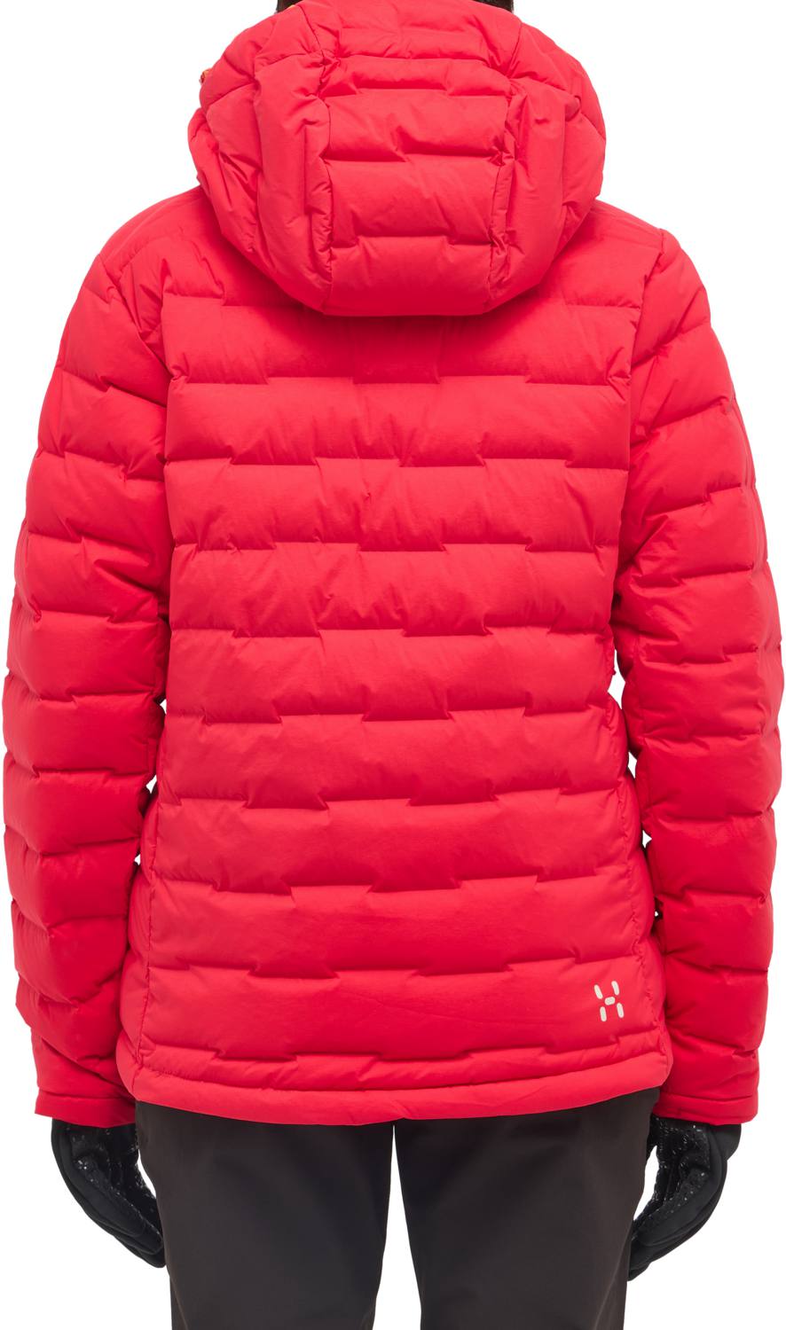 Haglöfs Women's Spitz Down Hood - Naisten untuvatakki Punainen 02