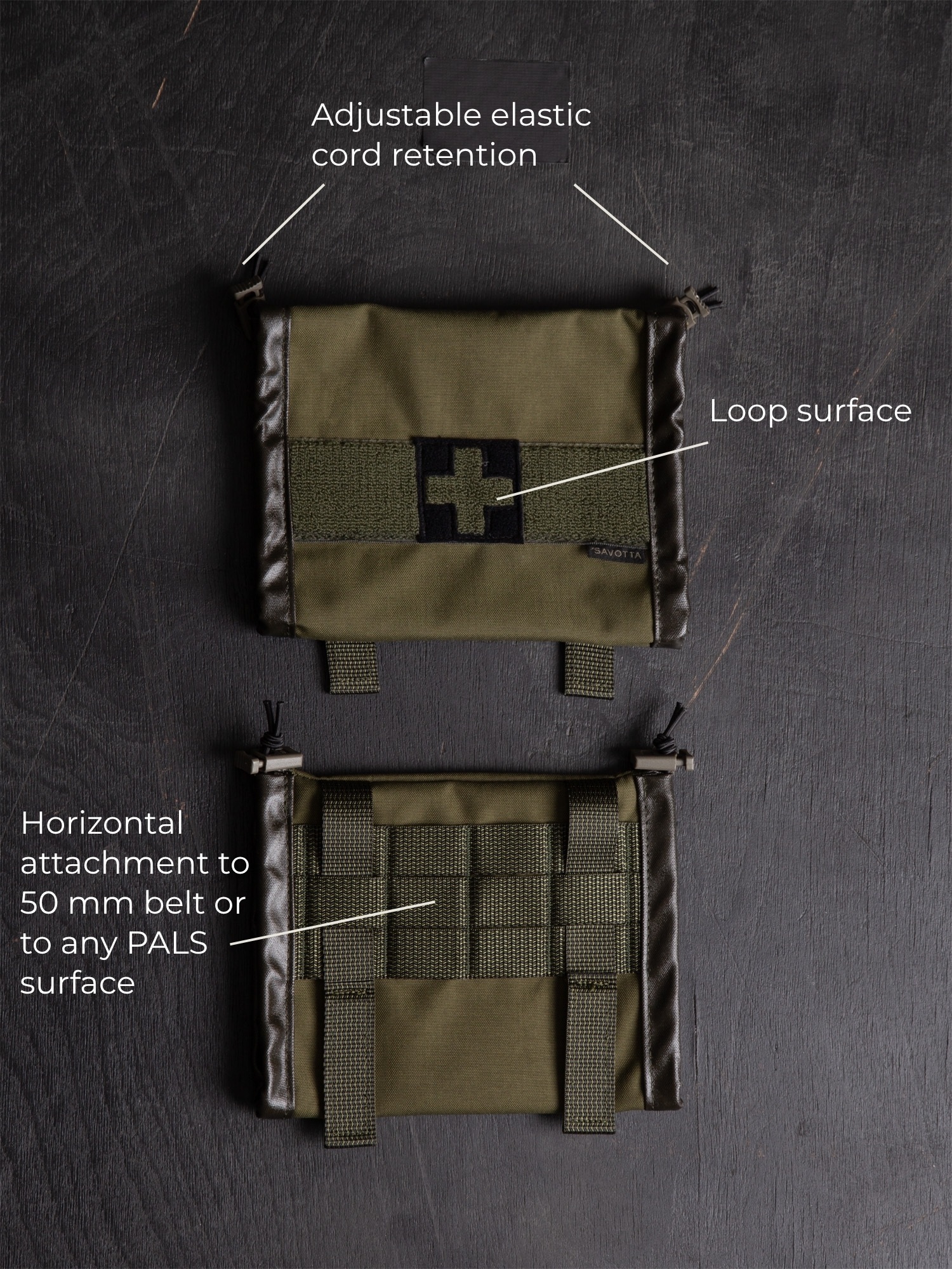 Savotta S-IFAK Horizontal Mount Vihreä 05