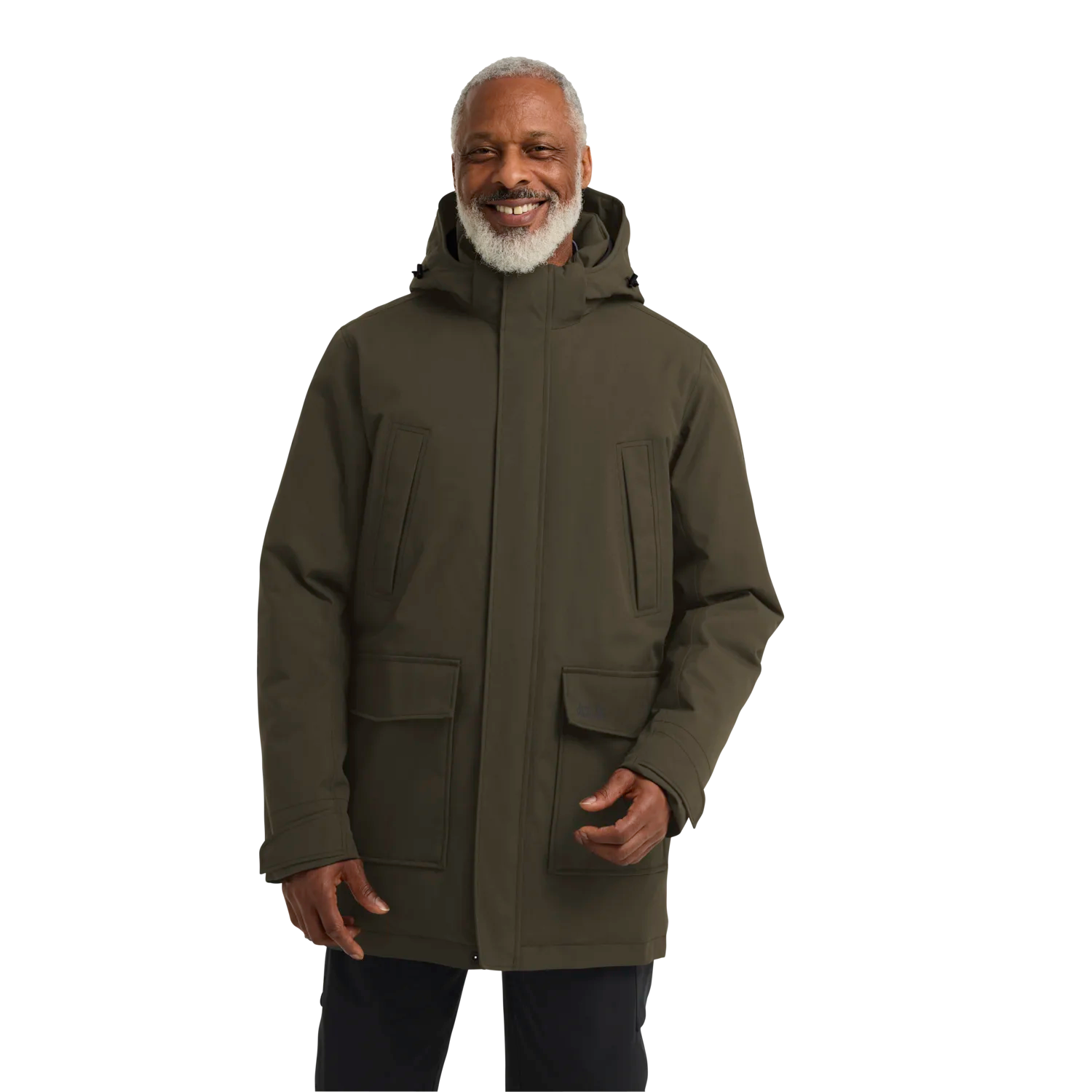 Jack Wolfskin Men's Canyon Shield Parka - Miesten talvitakki Obsidian 04