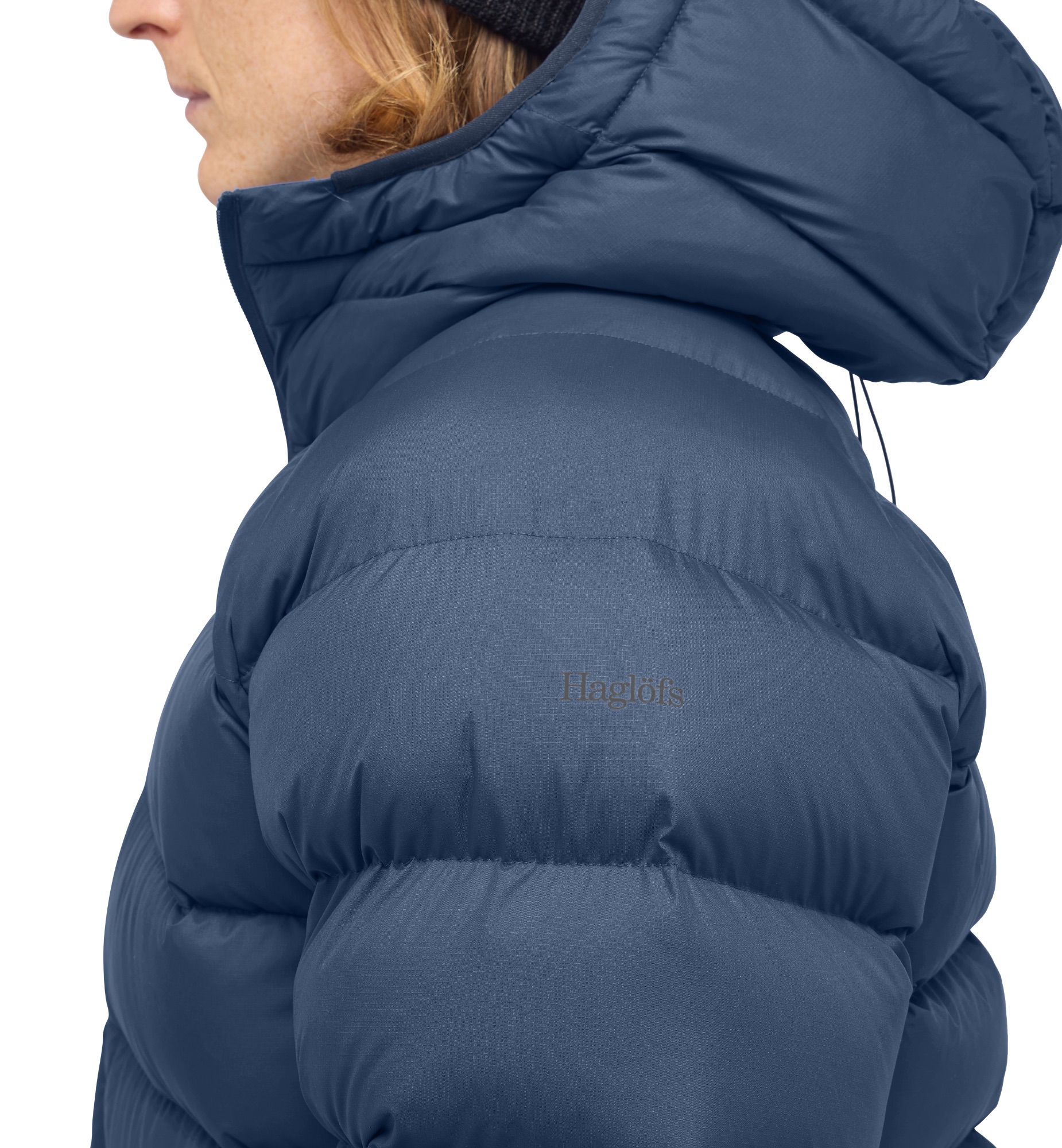 Haglöfs Men's Rosson Down Hood - Miesten untuvatakki Tarn Blue 08