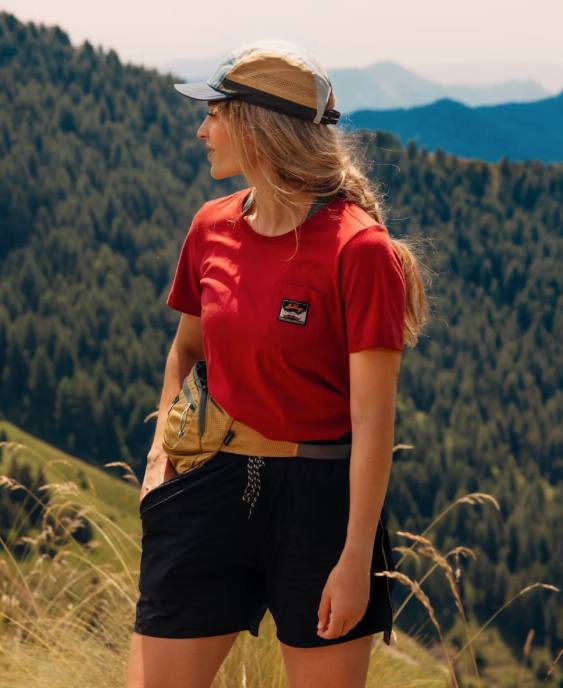 Lundhags Women's Knak Tee Rosewood 03