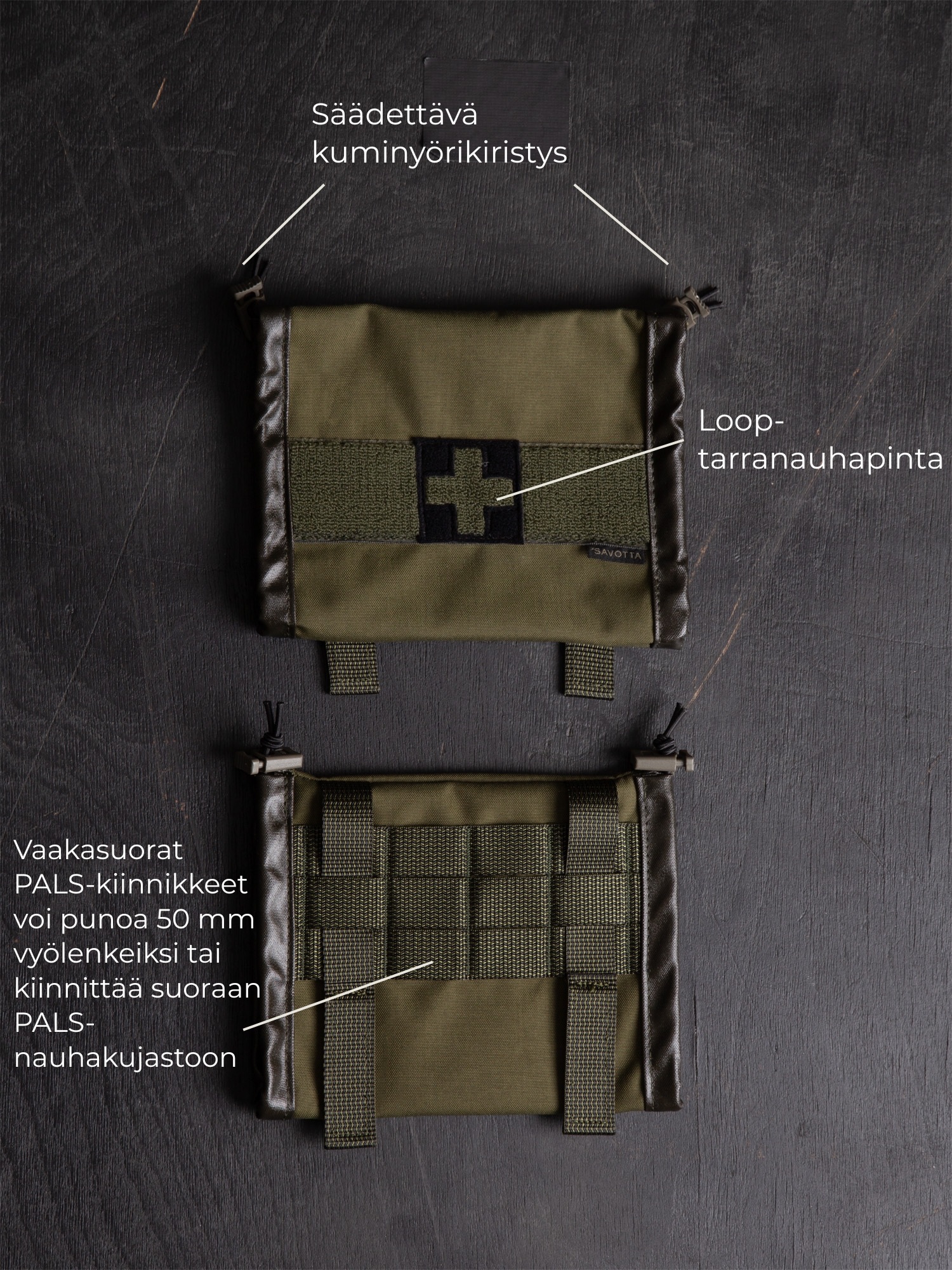 Savotta S-IFAK Horizontal Mount Vihreä 06