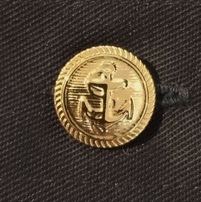 Partiotuote Ankkurinappi, 15 mm, metalli  01