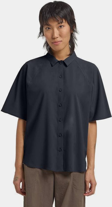 Jack Wolfskin Women's Sierra Quest SS Shirt Dark navy 01