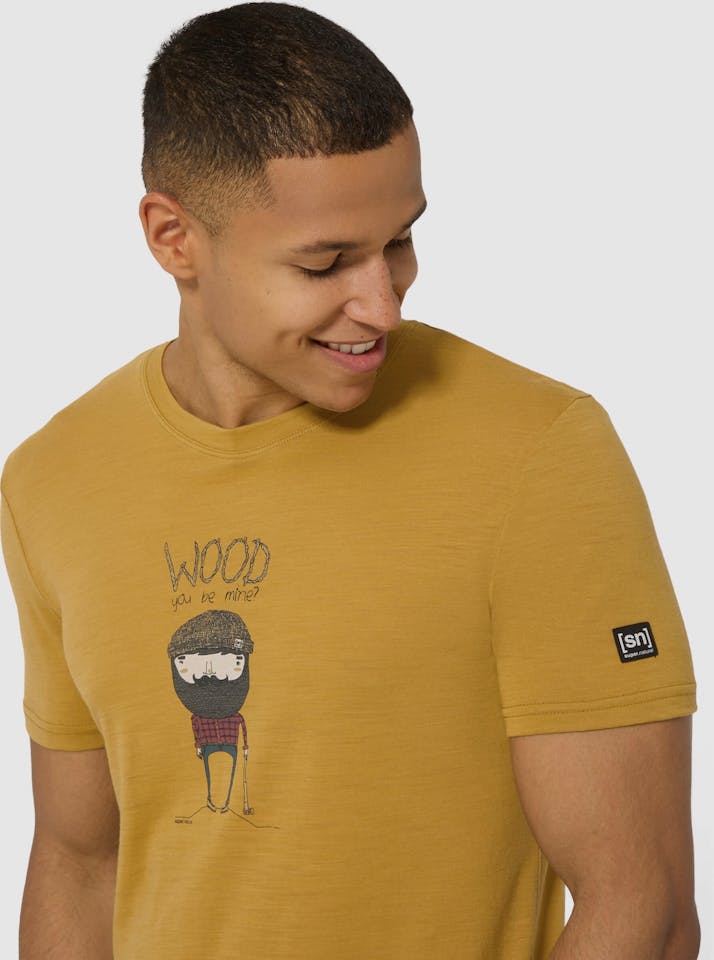 Supernatural Men's Wood Crafti Tee Tobacco 05