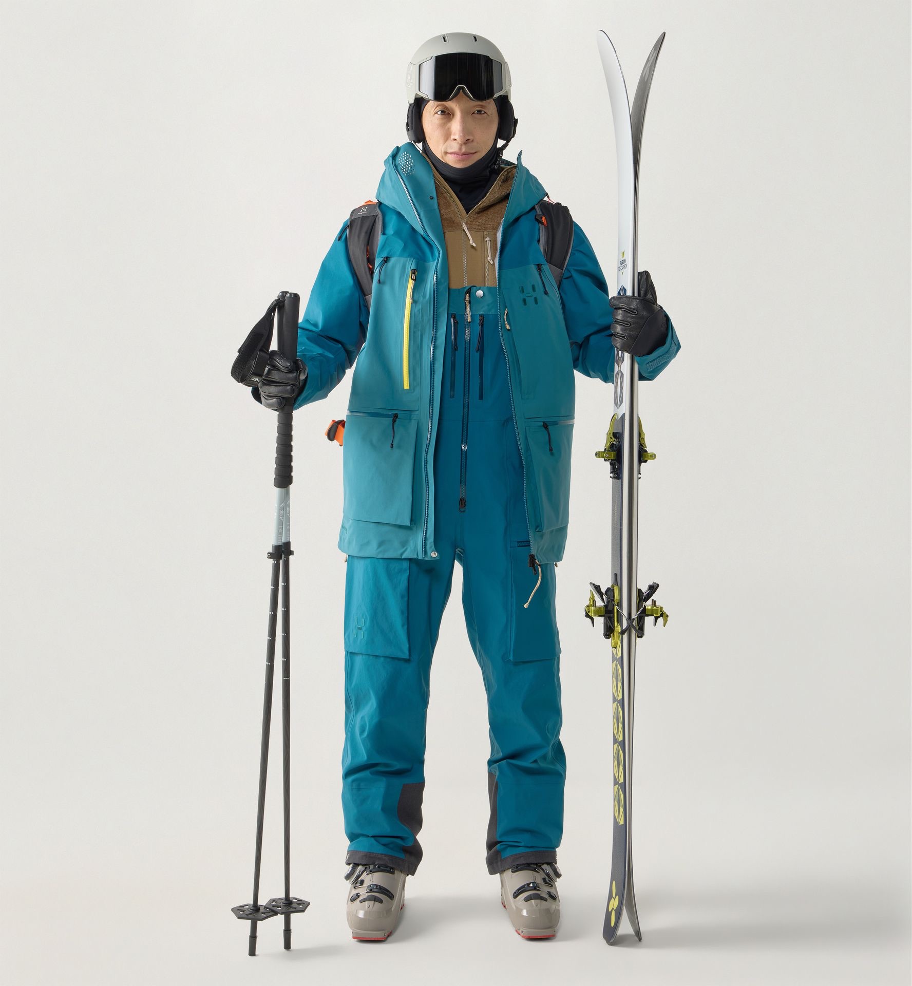 Haglöfs Men's Vassi GTX Pro II Bib Deep Teal 02