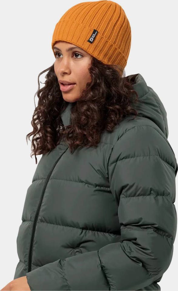 Jack Wolfskin Rib Knit Beanie Dark orange 02