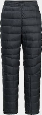 Men's Winter Pants Duck Down Padded Pants Thick Warm Black Loose