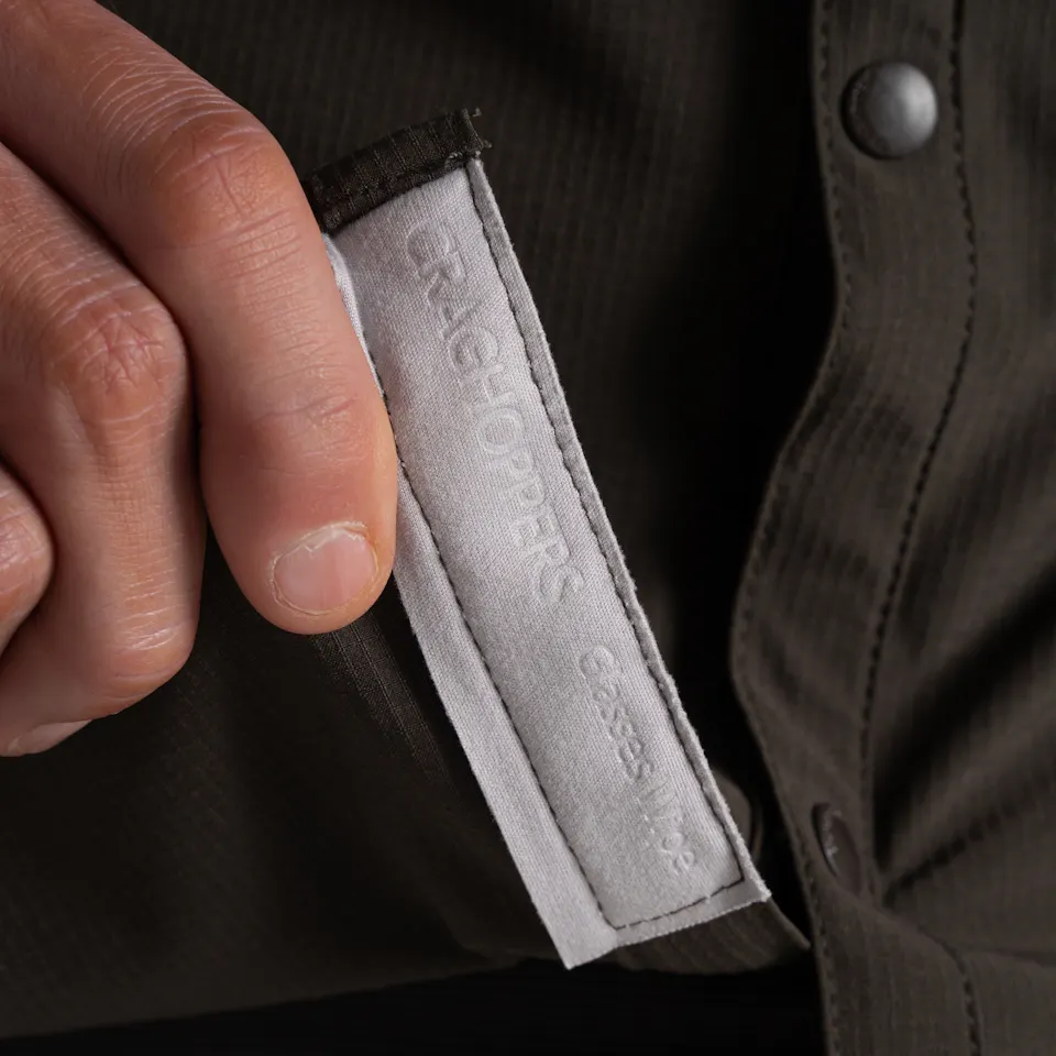 Craghoppers Men's Nosilife Pro Long Sleeved Shirt V Woodland Green 06