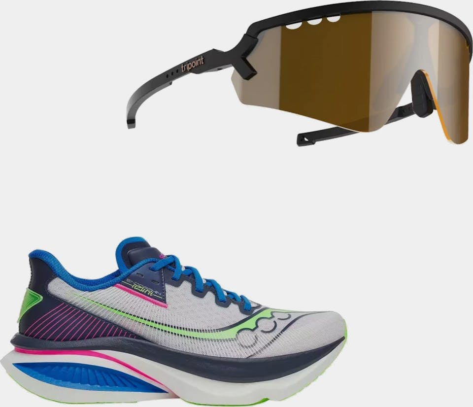 Tripoint Chobe Black Bronze Multi & Men's Endorphin Azura Valkoinen/Navy 01
